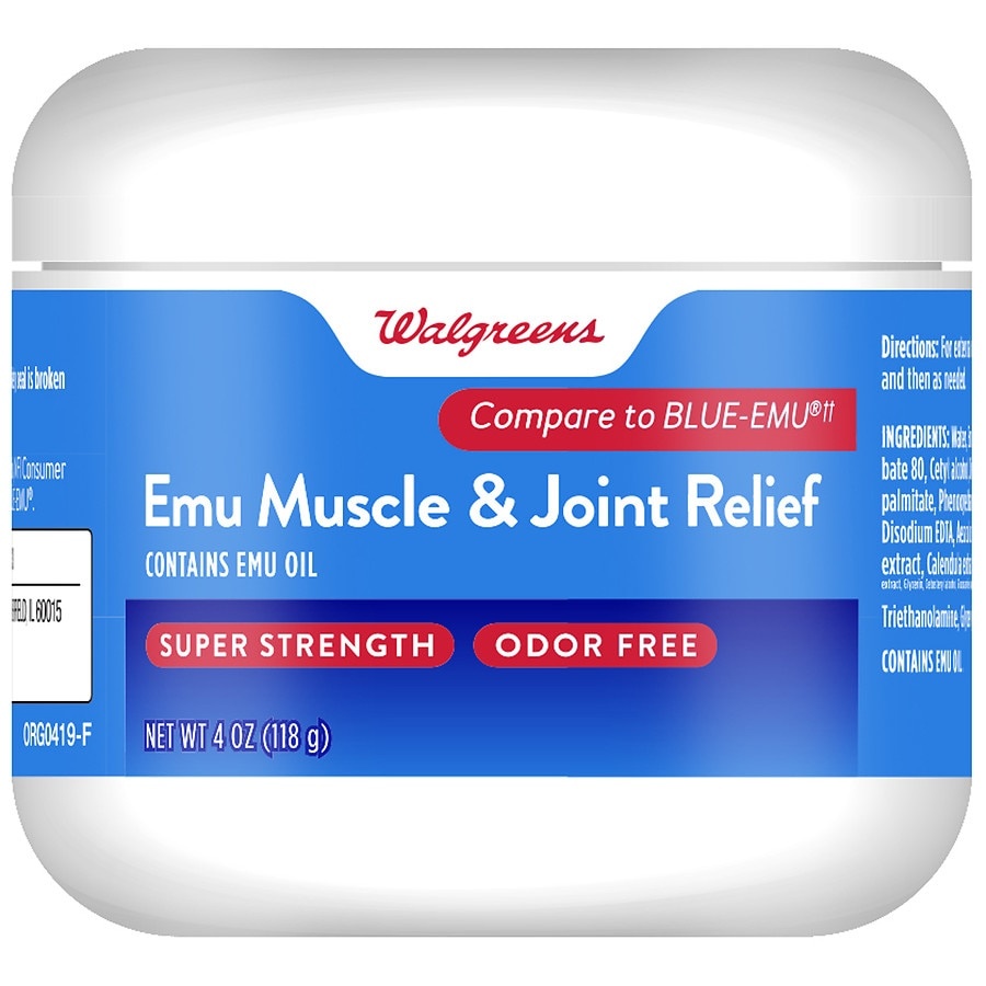 Walgreens Emu Muscle & Joint Relief - 4 oz