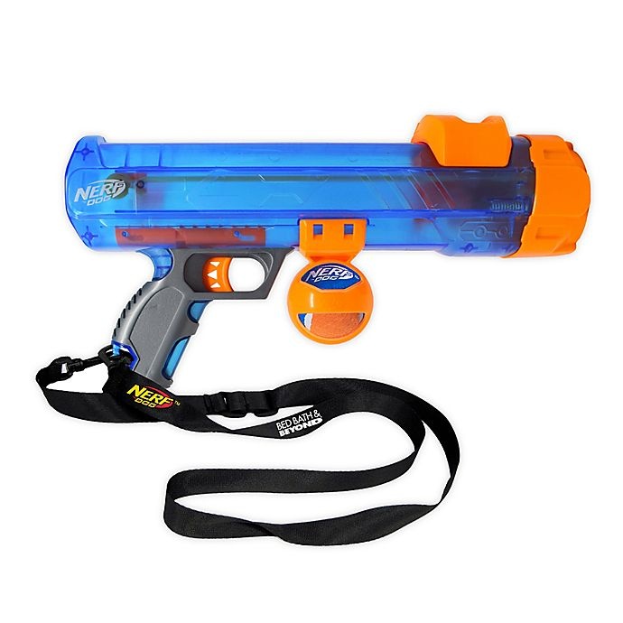 slide 1 of 2, Nerf Dog Tennis Ball Blaster - Blue, 1 ct