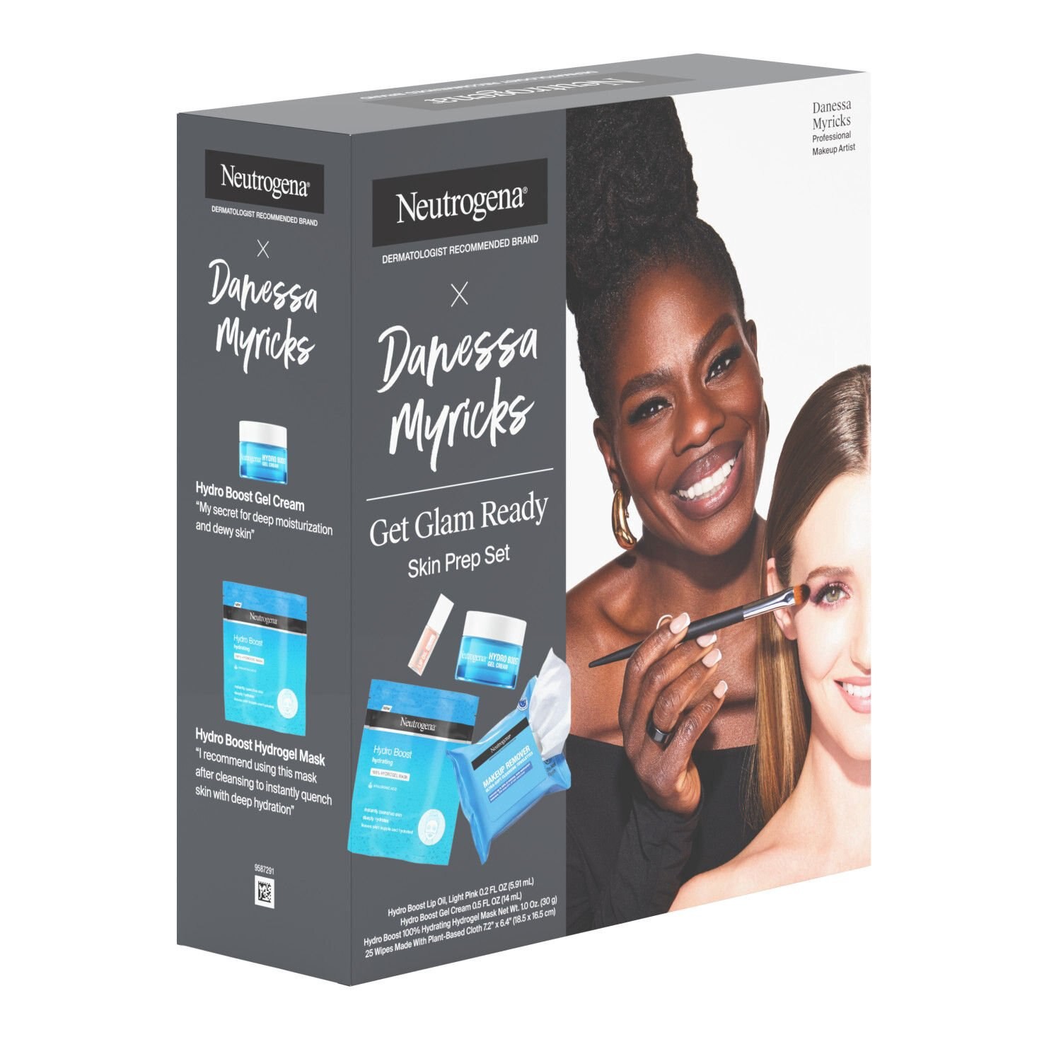 slide 3 of 6, Neutrogena x Danessa Myricks 'Get Glam Ready' Skin Prep Set, 1 ct