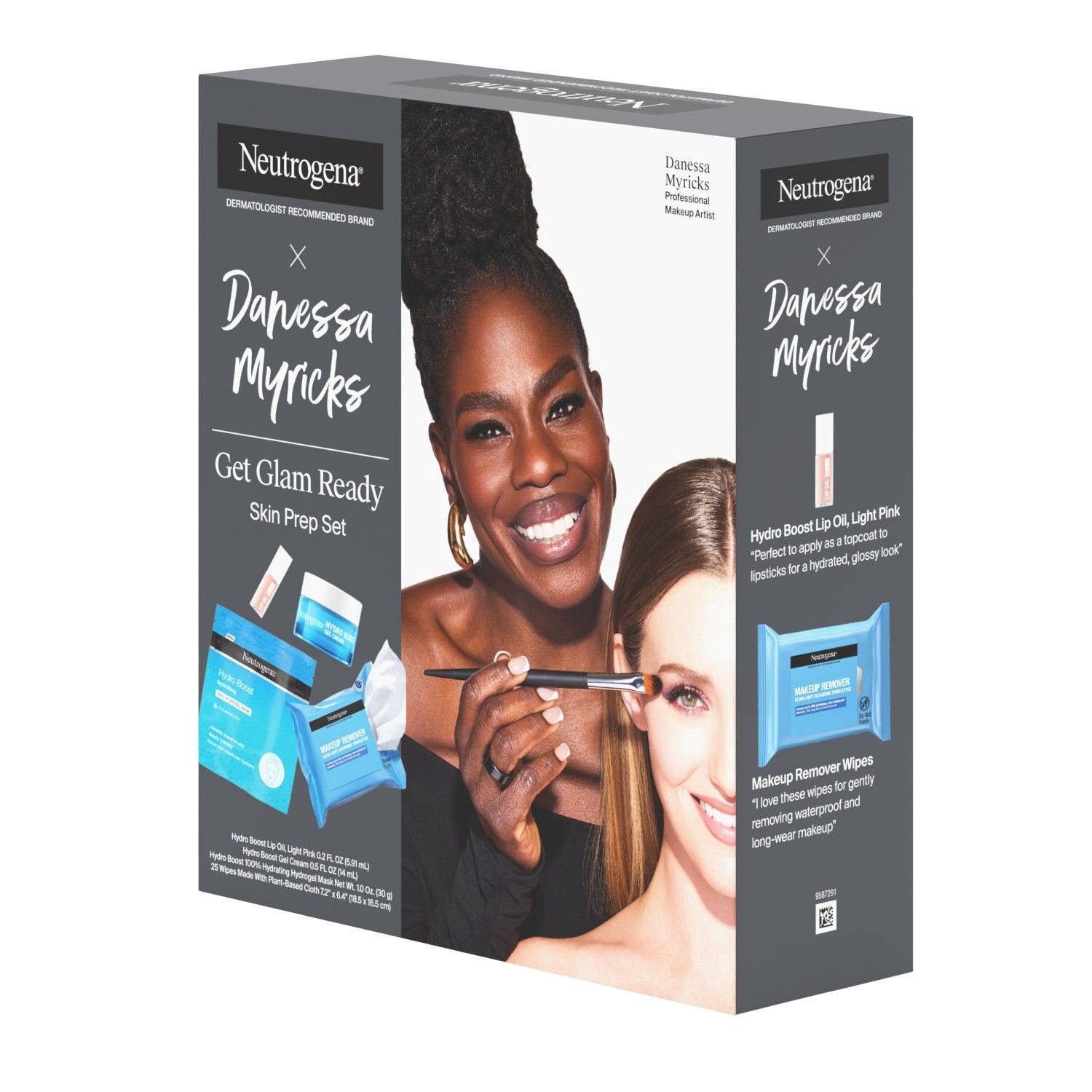 slide 6 of 6, Neutrogena x Danessa Myricks 'Get Glam Ready' Skin Prep Set, 1 ct