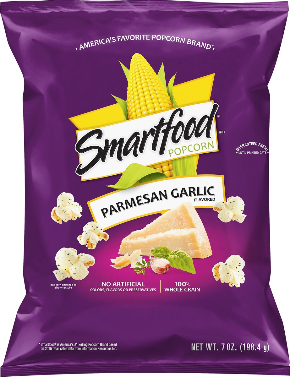 slide 5 of 5, Smartfood Parmesan Garlic Popcorn, 7 oz