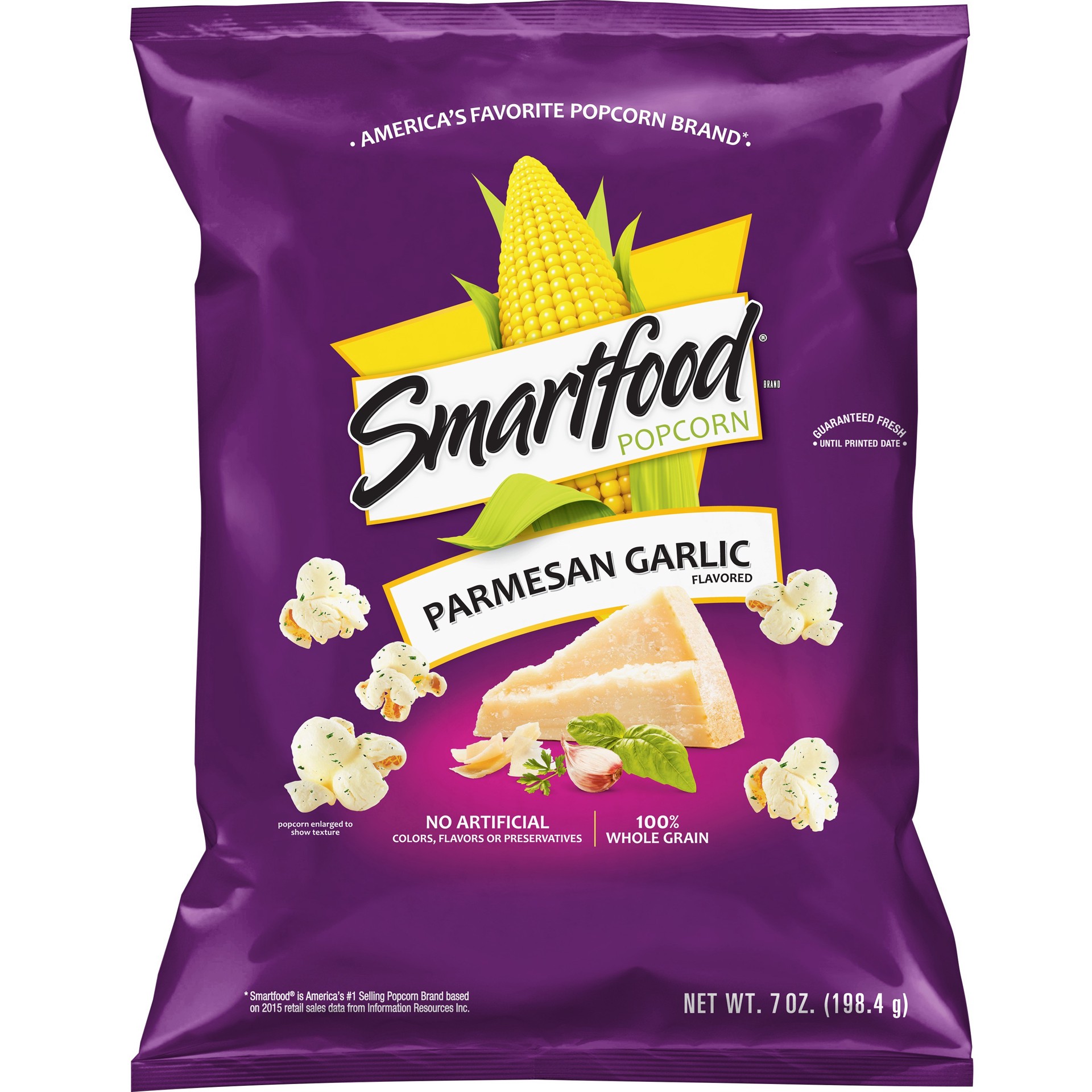 slide 1 of 5, Smartfood Parmesan Garlic Popcorn, 7 oz