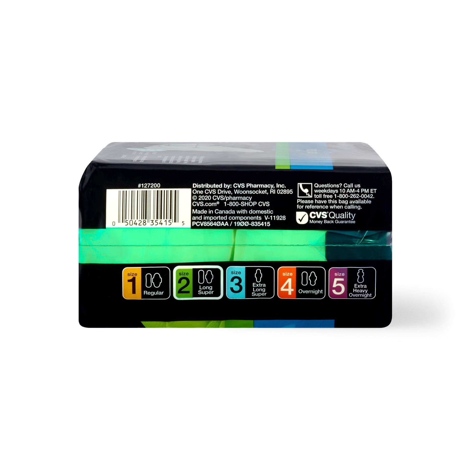 slide 4 of 7, Cvs Maxi Pads With Wings, Long Super, 32 Ct, 32 ct