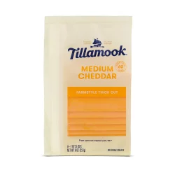 Farmstyle Thick Cut Medium Cheddar Cheese Slices