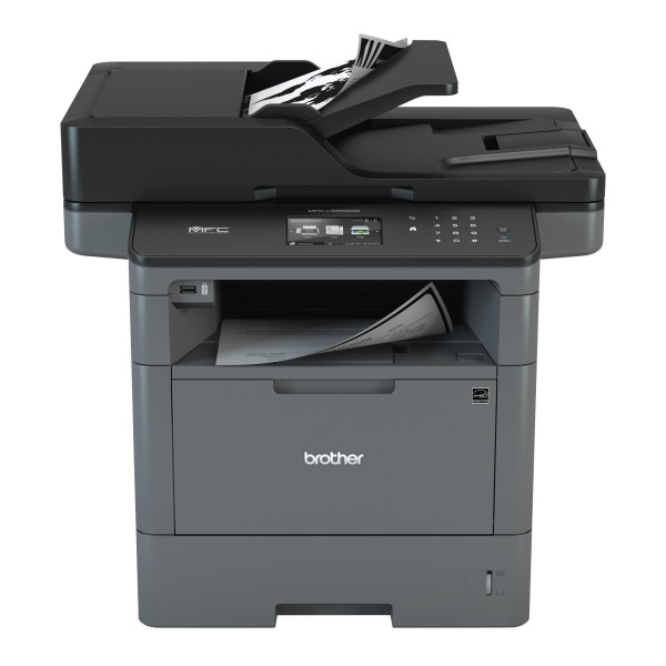 slide 1 of 6, Brother Monochrome Laser All-In-One Printer, Copier, Scanner, Fax, Mfc-L5850Dw, 1 ct