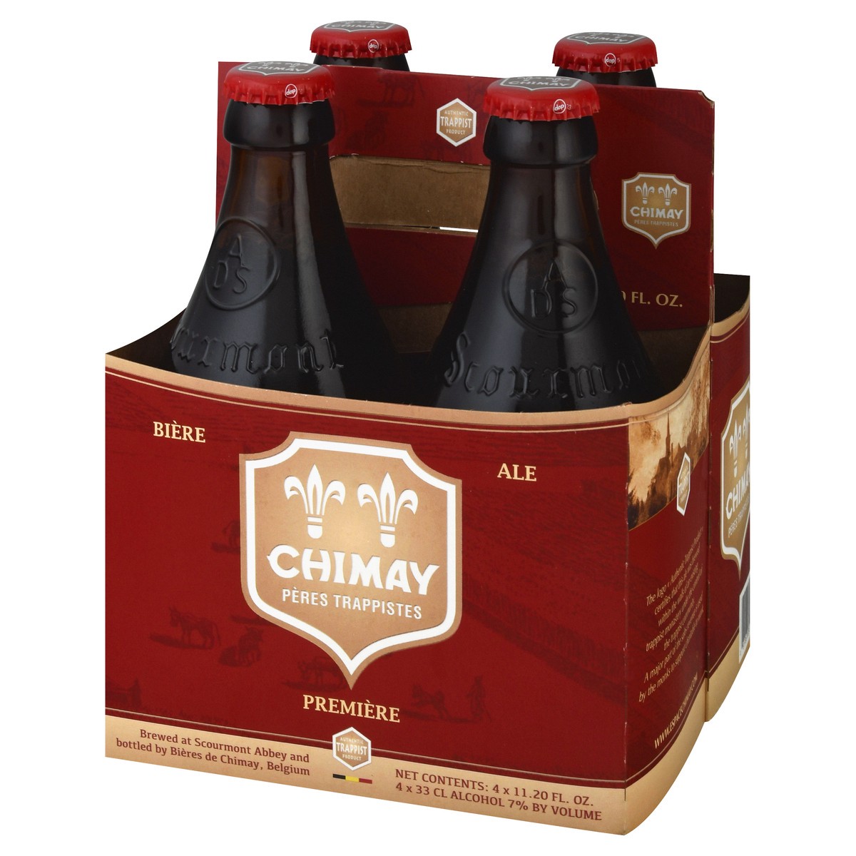 slide 7 of 8, Chimay Ale Premiere Beer 4 ea, 4 ct