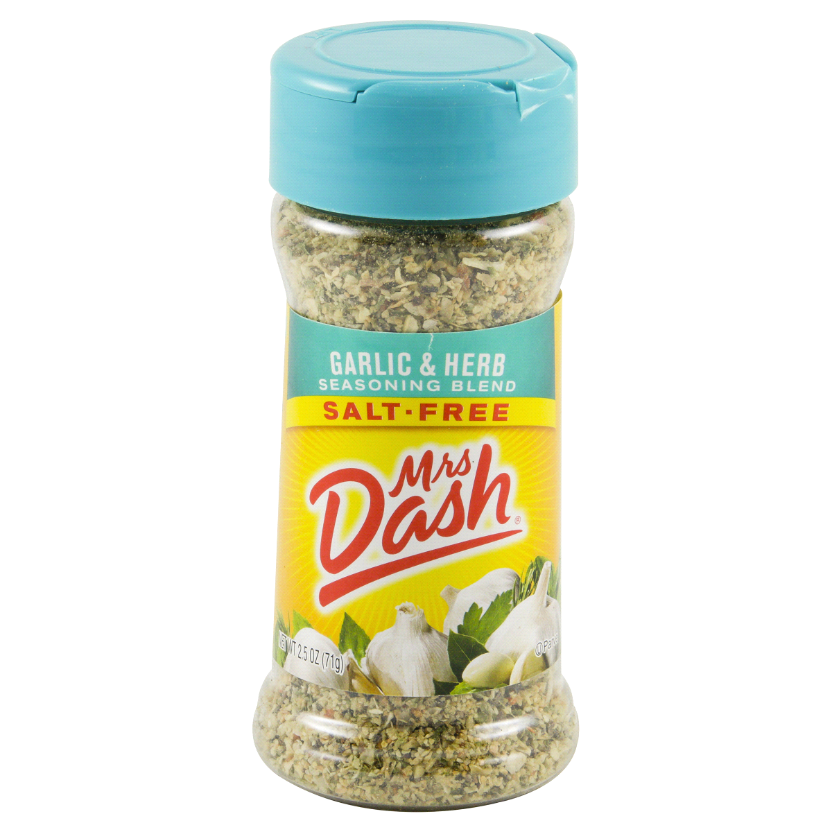 slide 1 of 1, Dash Salt-Free Garlic & Herb Seasoning Blend 2.5 oz. Shaker, 2.5 oz