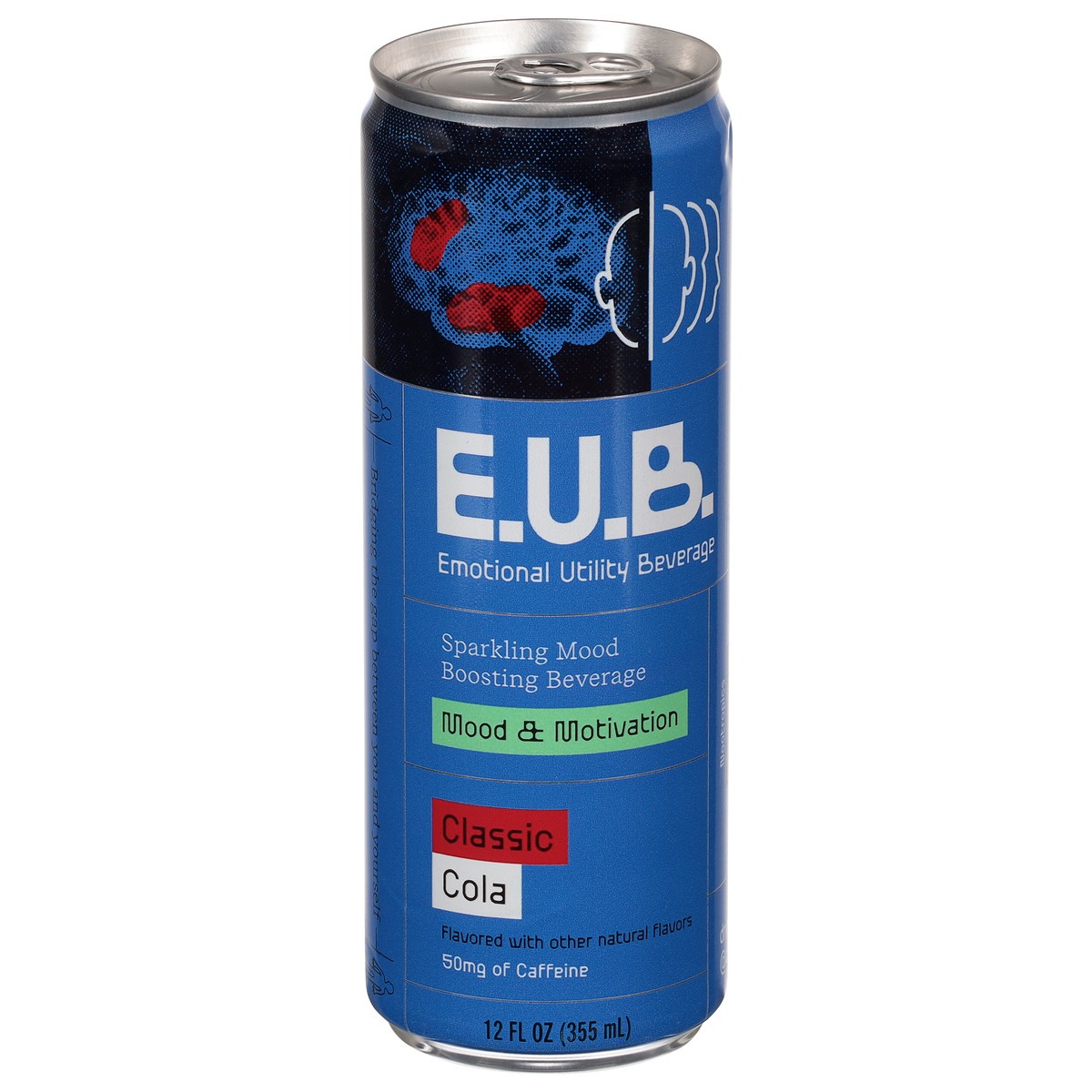 slide 2 of 4, E.U.B. Mood & Motivation Classic Cola Sparkling Mood Boosting Beverage 12 fl oz, 12 fl oz