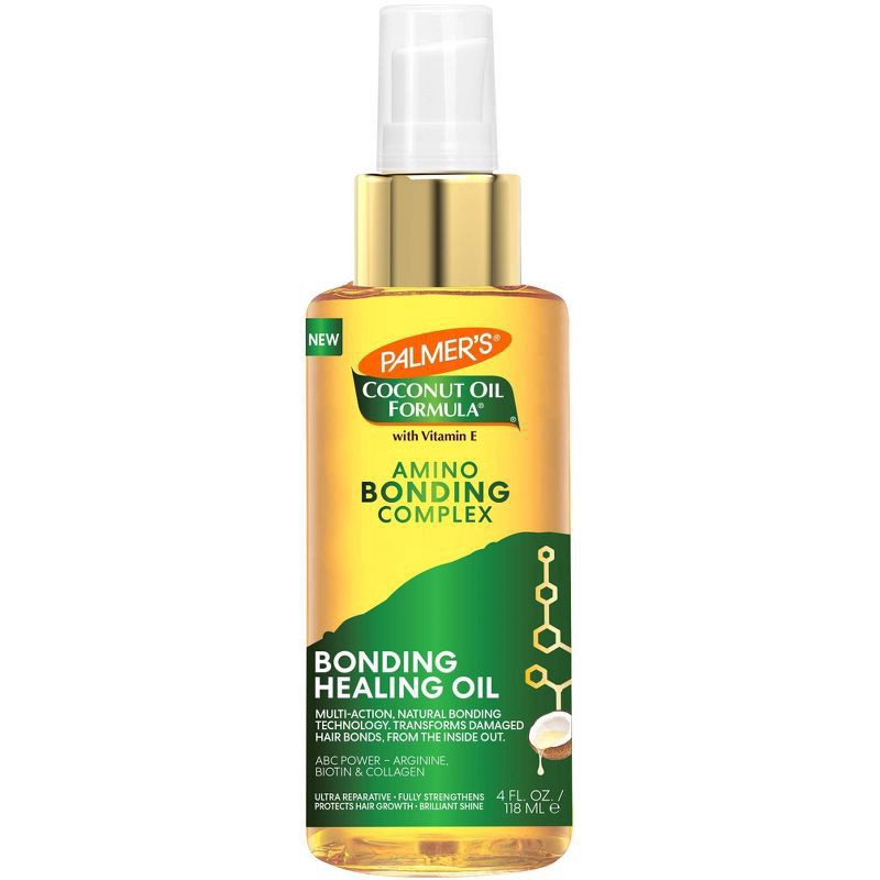 slide 1 of 10, Palmer's Coconut Oil Formula Amino Bonding Complex Bonding Healing Oil 4 fl oz, 4 fl oz