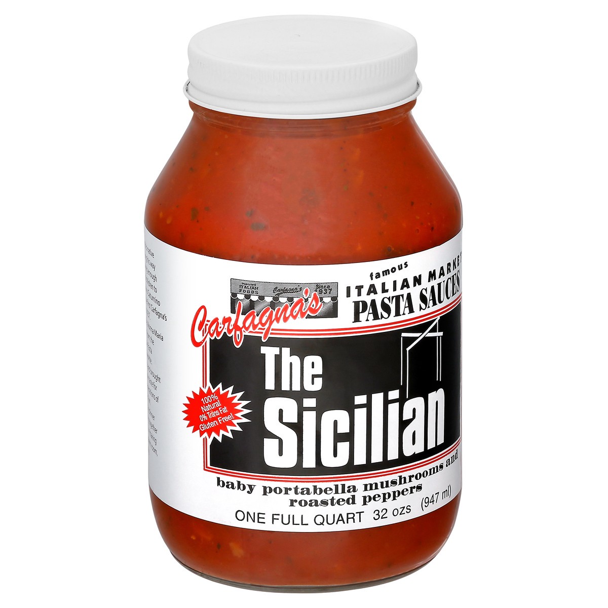 slide 3 of 9, Carfagna's The Sicilian Pasta Sauce 1 qt Jar, 1 qt