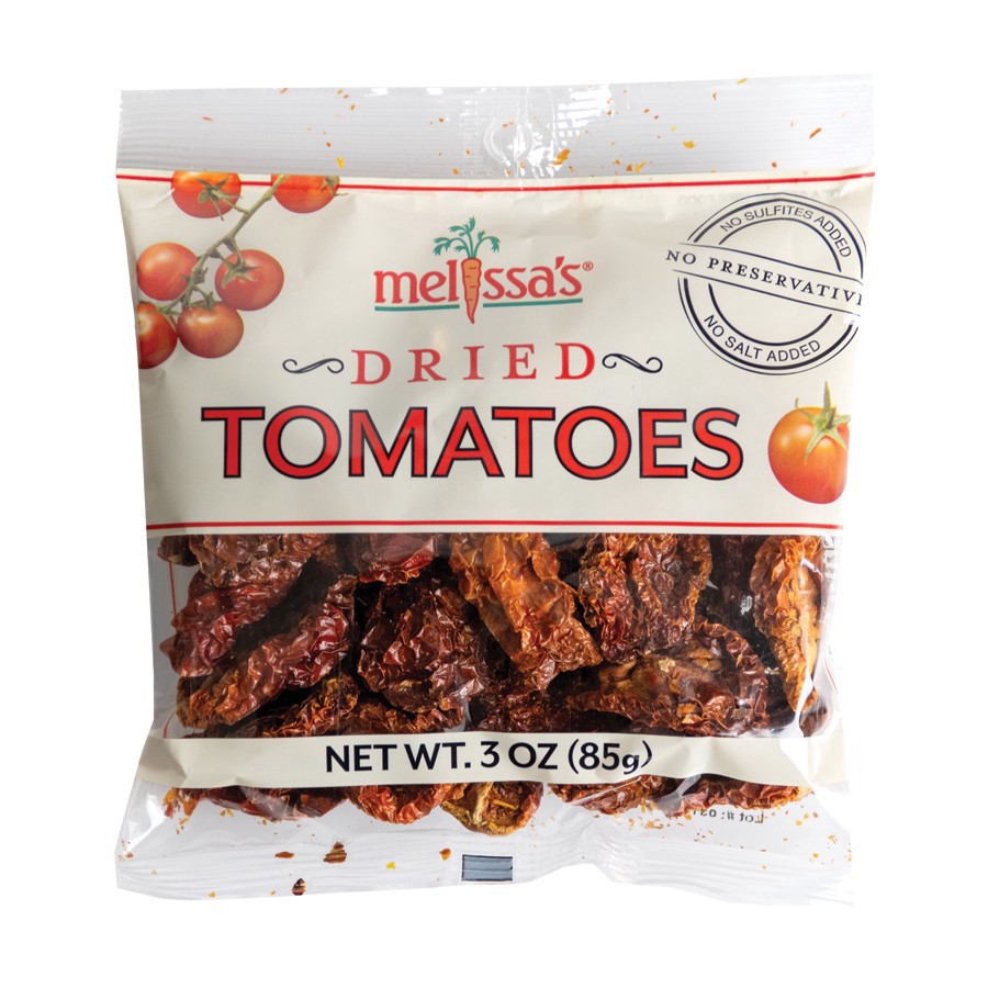 slide 1 of 1, Melissa's Sun Dried Red Tomatoes Prepacked, 3 oz