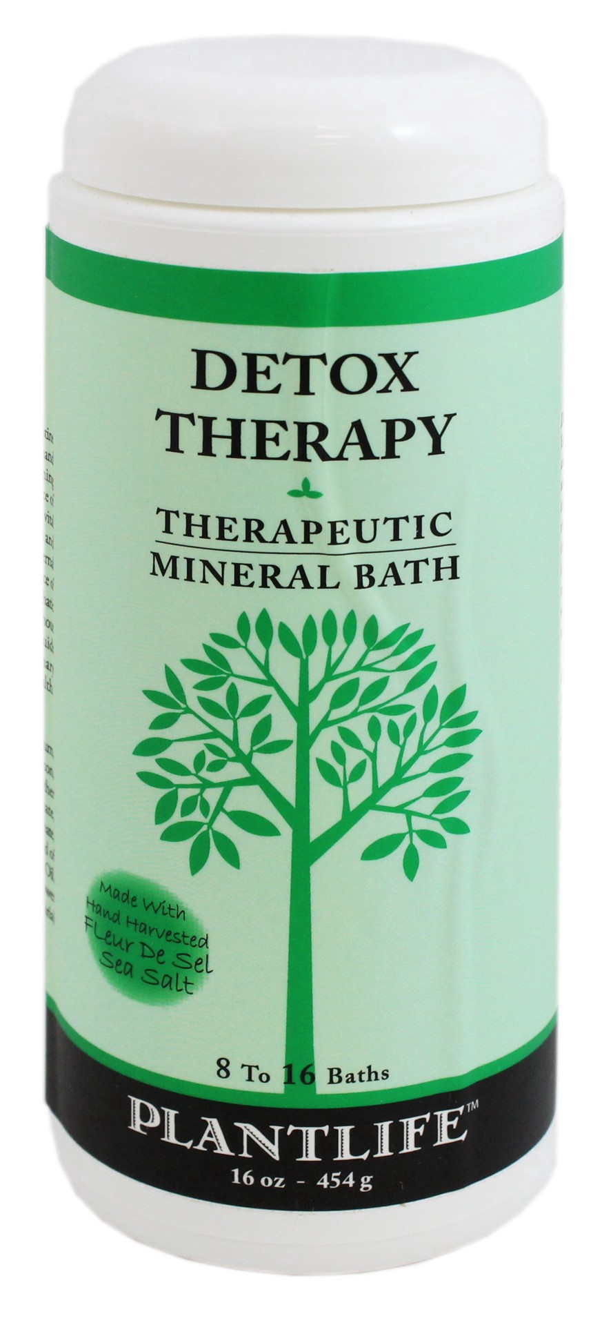 slide 1 of 1, Plantlife Detoxifying Mineral Therapy Bath, 16 oz