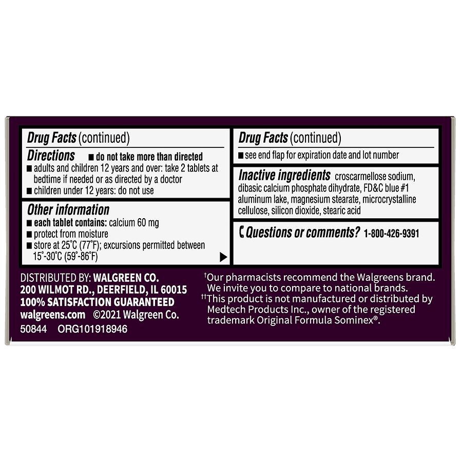 slide 2 of 5, Walgreens Sleep Ii Nighttime Sleep Aid Tablets, 96 ct