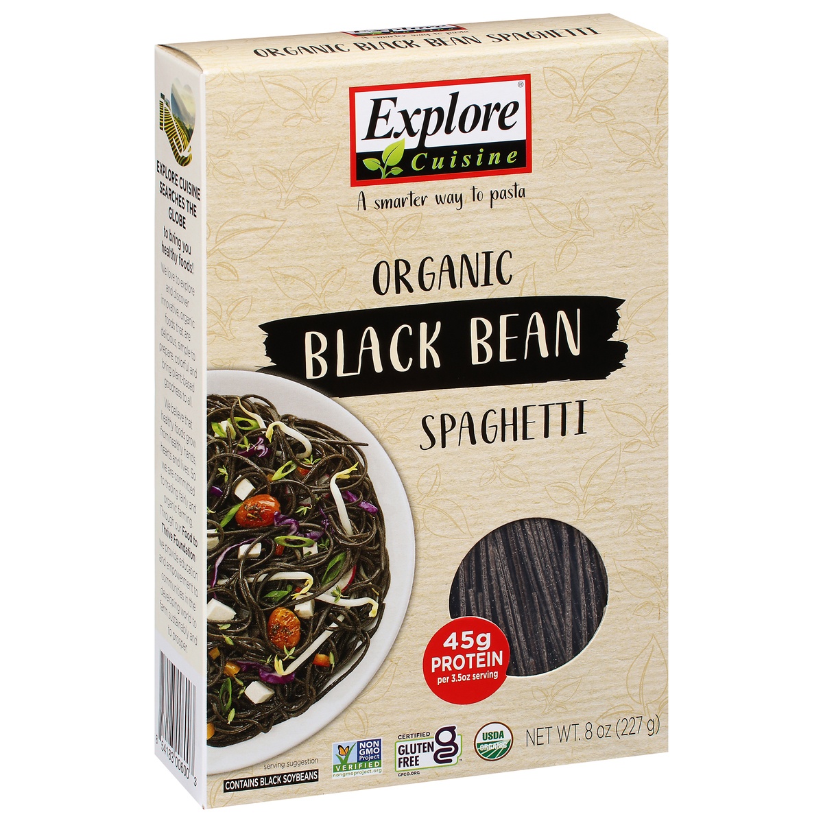 slide 1 of 1, Explore Cuisine Organic Black Bean Spaghetti 8 oz, 8 oz