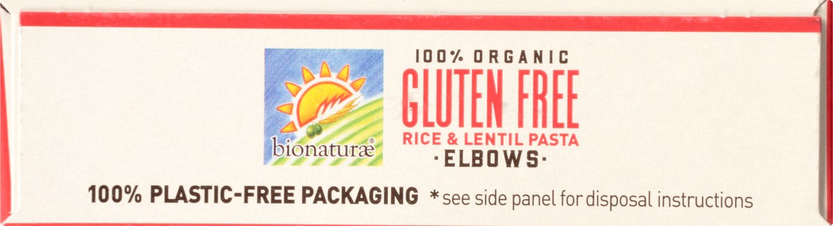 slide 6 of 10, bionaturae Gluten Free Organic Elbows Rice & Lentil Pasta 12 oz, 12 oz