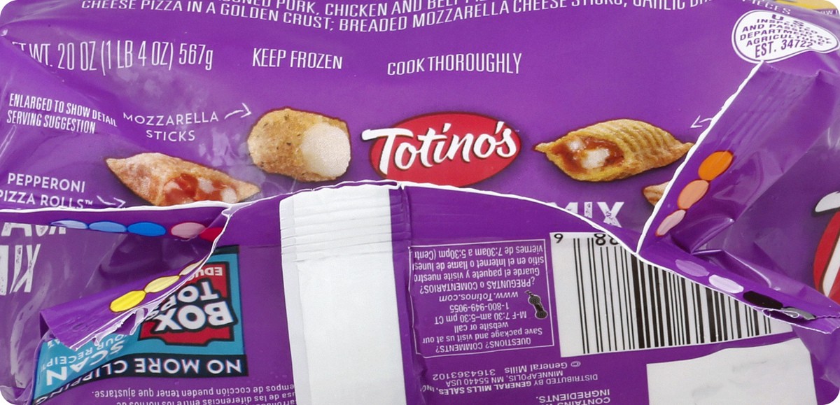 slide 6 of 8, Totino's Mini Snack Mix Original, 90 ct; 20 oz