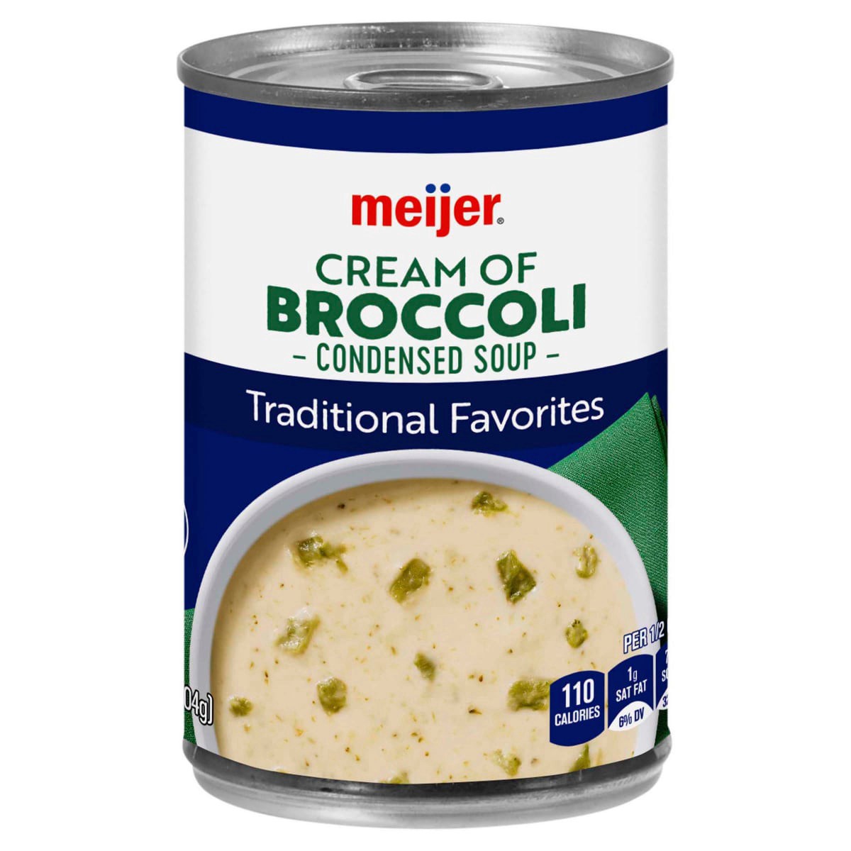 slide 1 of 13, Meijer Cream of Broccoli Soup, 10.75 oz
