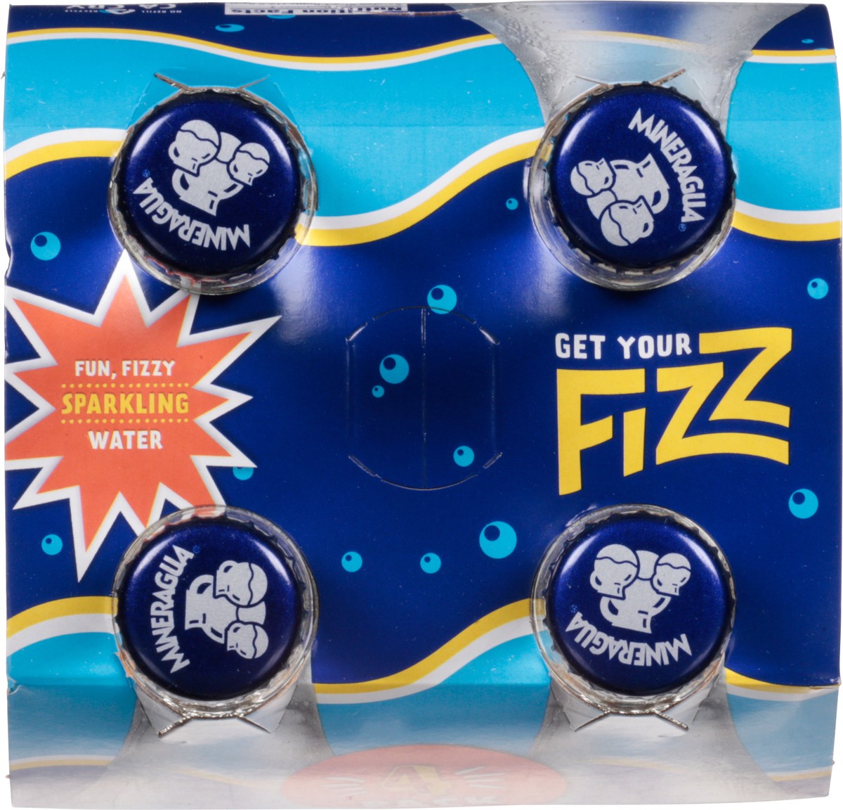 slide 8 of 12, Mineragua Sparkling Water 4 - 12.5 fl oz Bottles, 4 ct; 12.5 oz