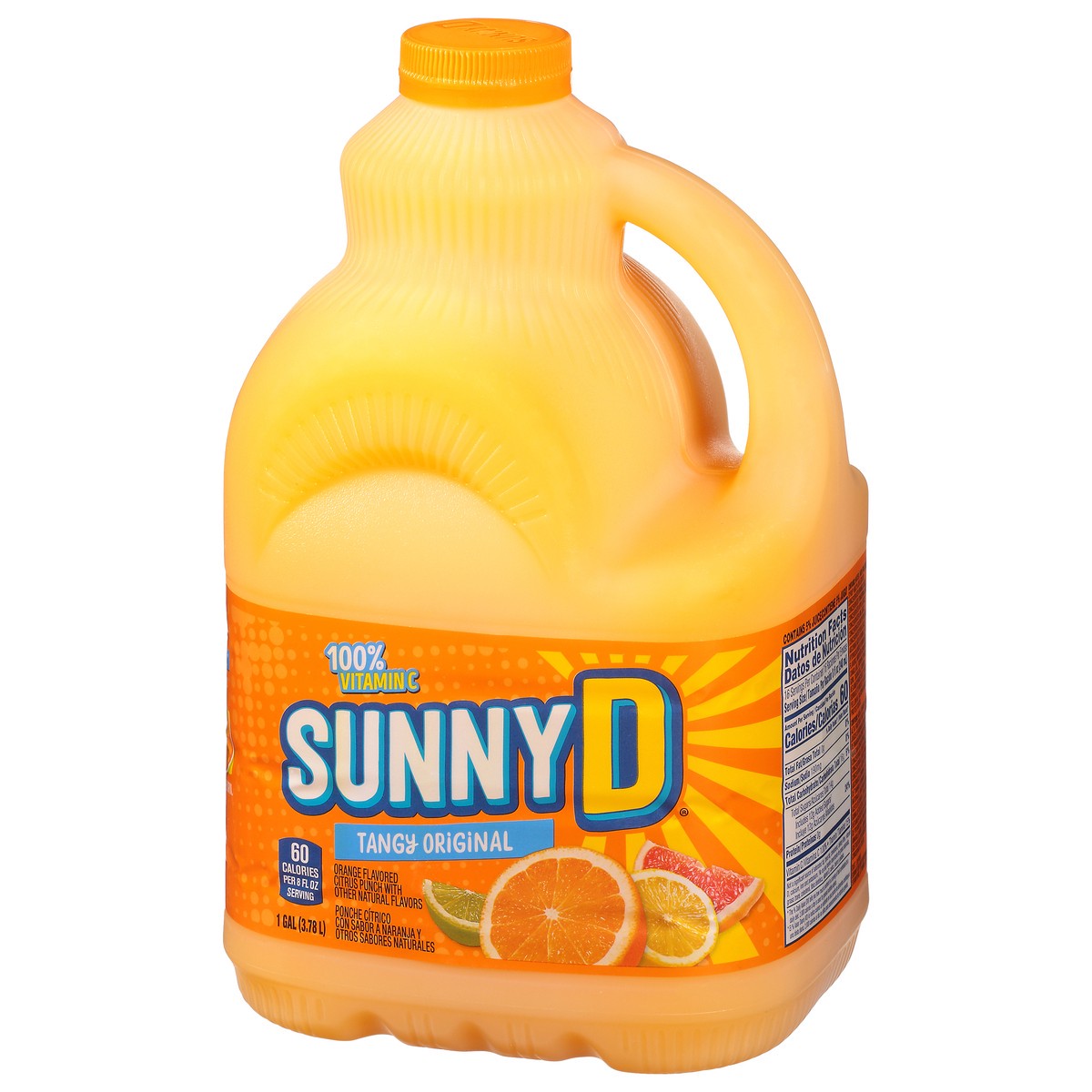 slide 7 of 10, SUNNYD Tangy Original Orange Juice Drink, 1 Gallon Bottle, 1 gal