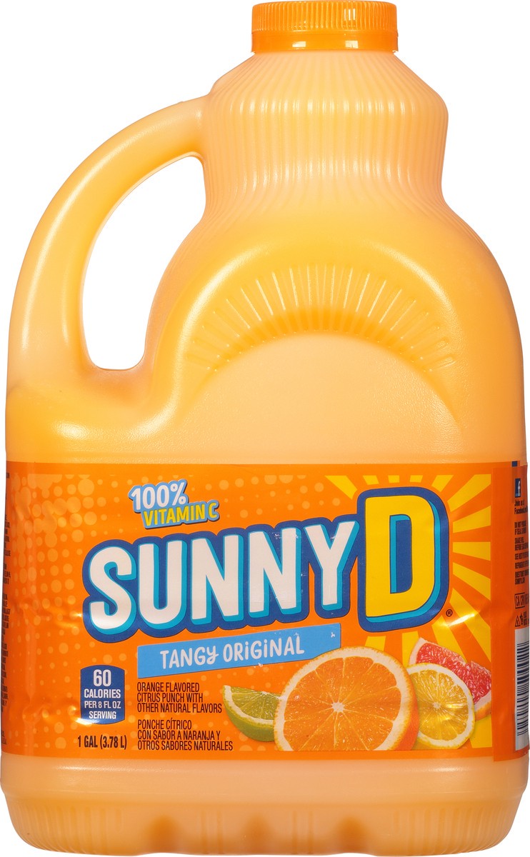 slide 8 of 10, SUNNYD Tangy Original Orange Juice Drink, 1 Gallon Bottle, 1 gal