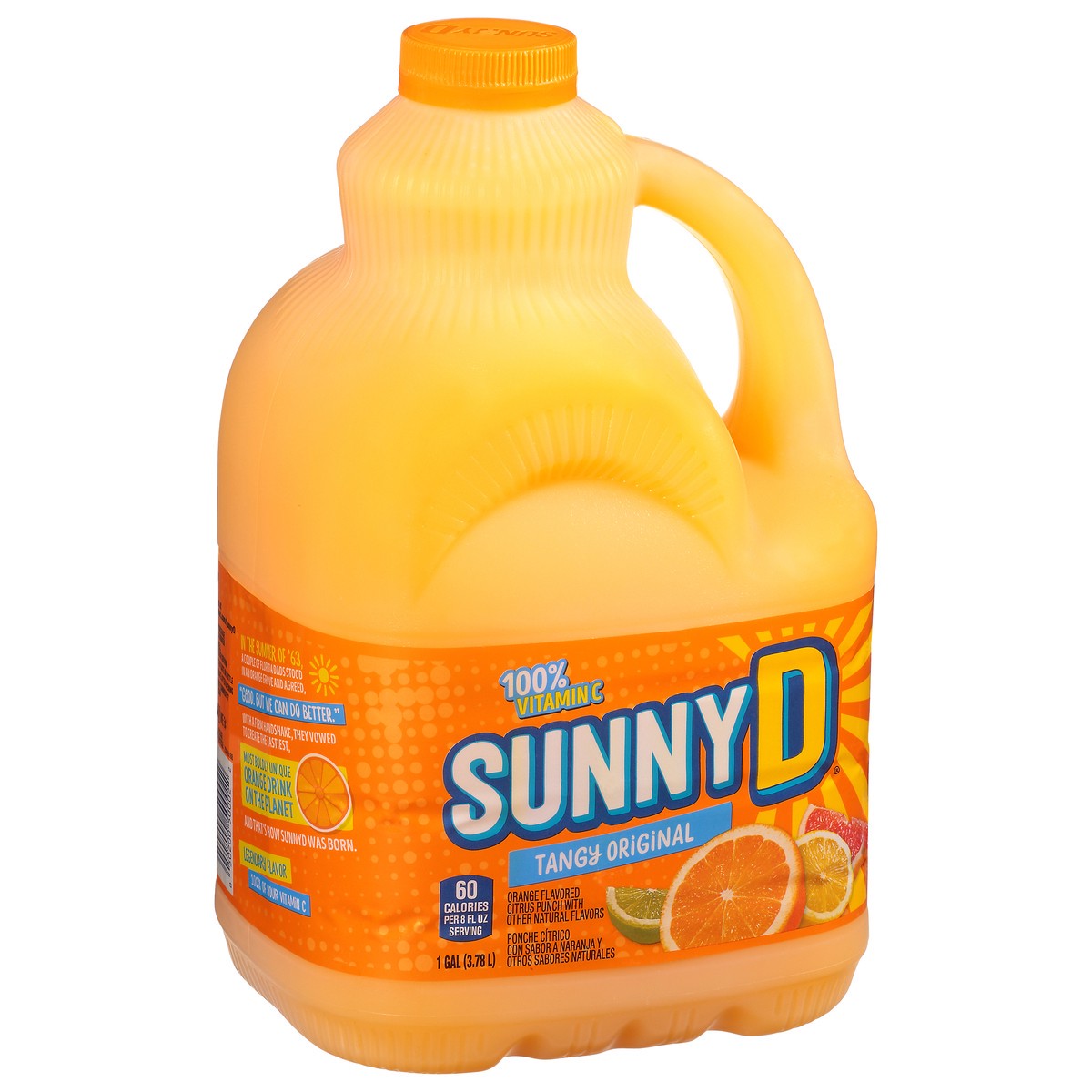 slide 3 of 10, Sunny D Sunnyd Tangy Original Orange Juice Drink, 1 Gallon Bottle - 1 gal, 1 gal