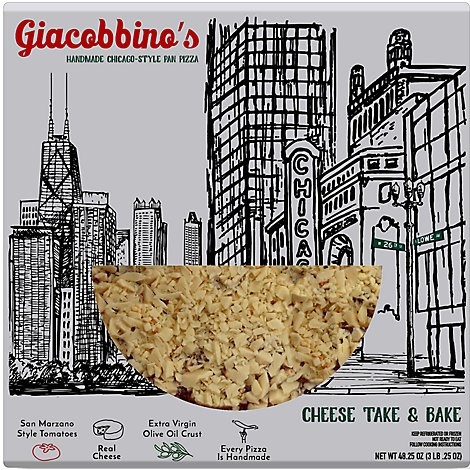 slide 1 of 1, Giacobbinos Cheese Pizza - 48.25 Oz, 48.25 oz