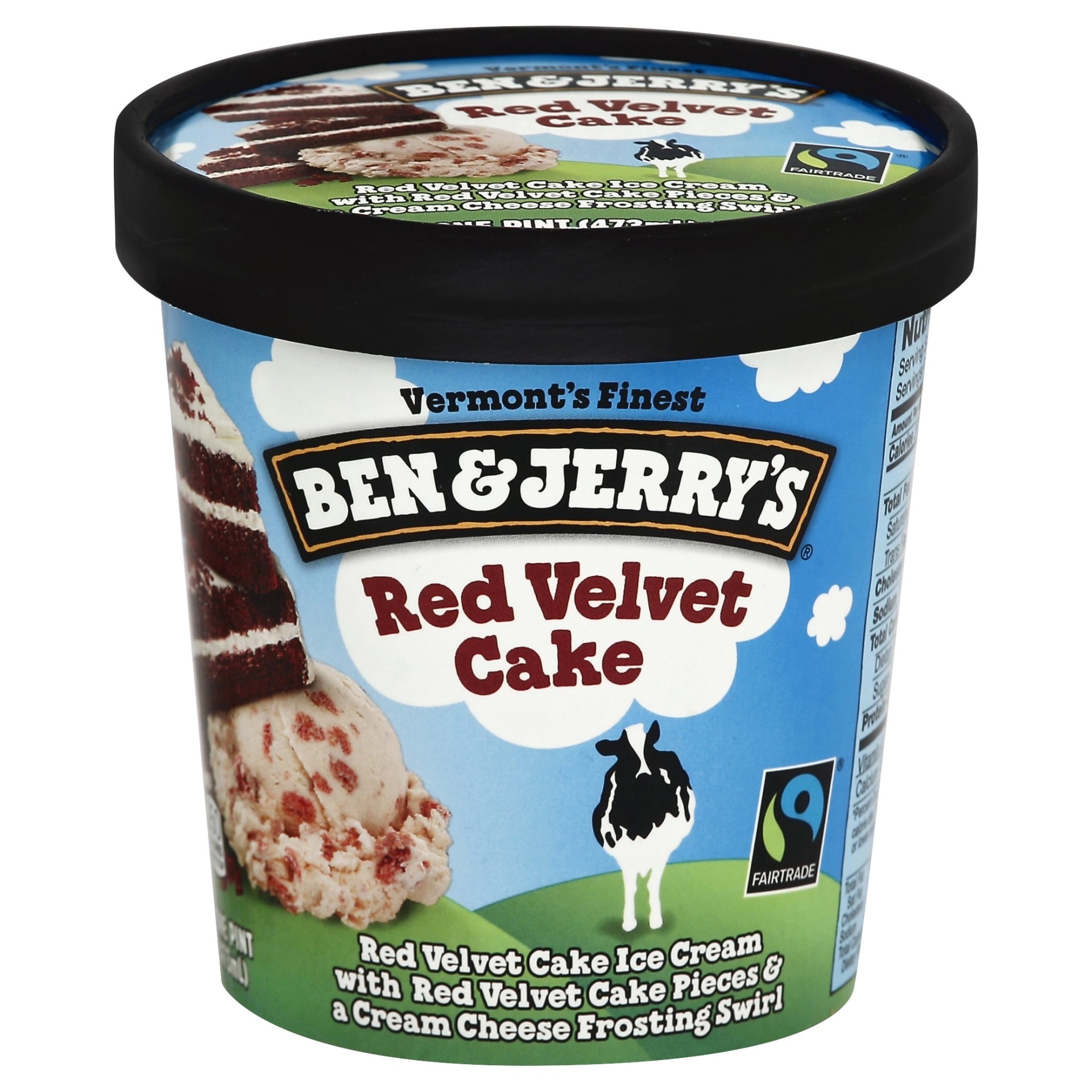 slide 1 of 2, Ben & Jerry's Red Velvet Cake Ice Cream, 16 oz