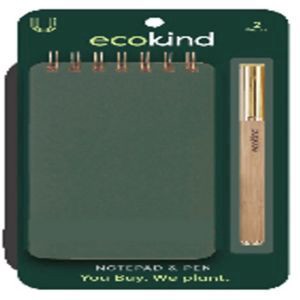 slide 1 of 1, U Style Collections U Style Ecokind 4.5" X 3" Notepad, 60 Sheets & Pen Set, 4.5 in