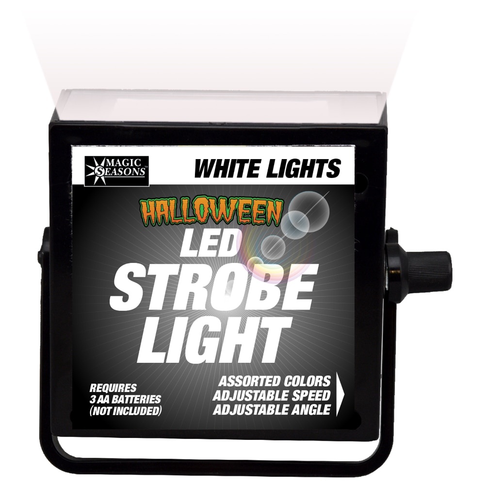 slide 1 of 1, Magic Seasons Halloween Led Strobe Light - White, 1 ct