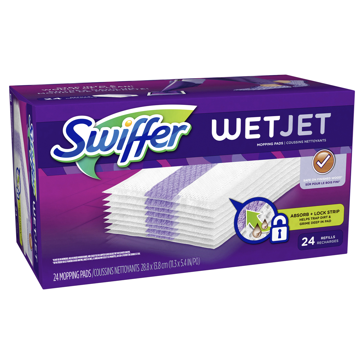 slide 2 of 3, Swiffer Mopping Pads 24 ea, 24 ct