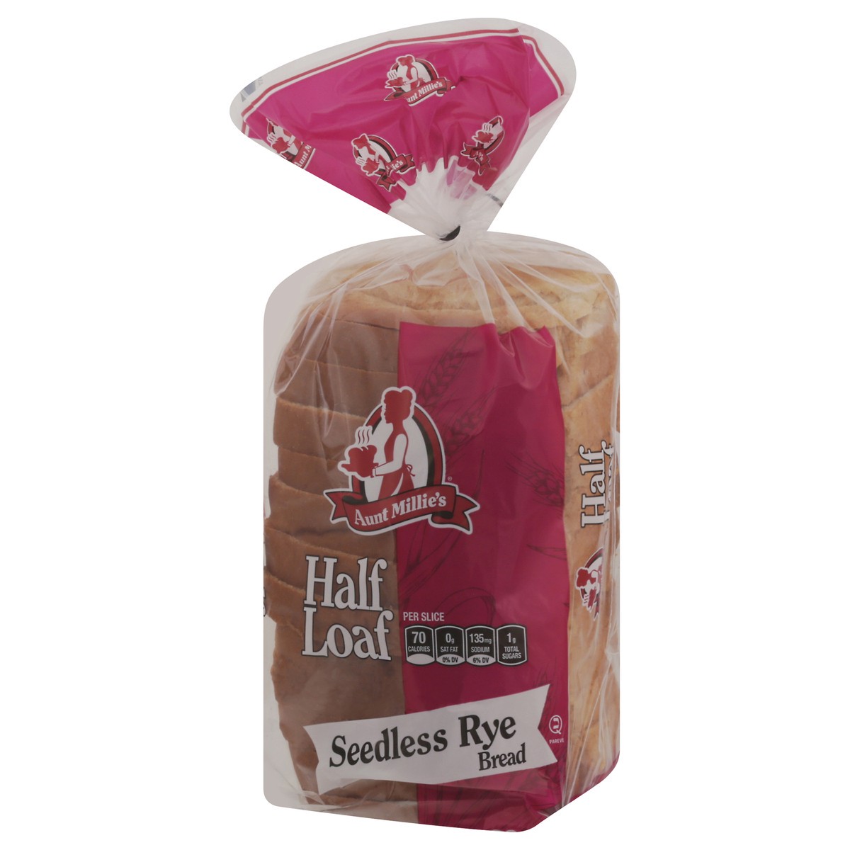 slide 13 of 14, Aunt Millie's Half Loaf Seedless Rye Bread 12 oz, 12 oz