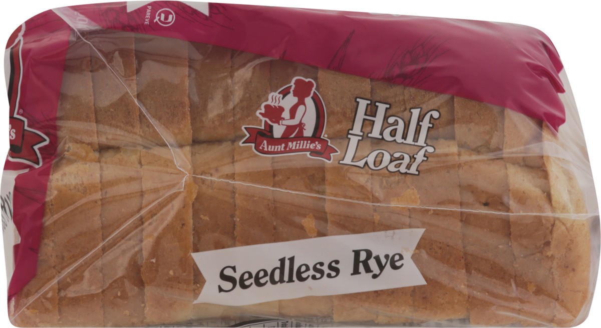 slide 11 of 14, Aunt Millie's Half Loaf Seedless Rye Bread 12 oz, 12 oz