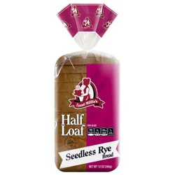 Aunt Millie's Half Loaf Seedless Rye Bread 12 oz