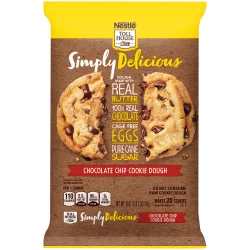 Nestlé toll house simply delicious chocolate chip cookie dough