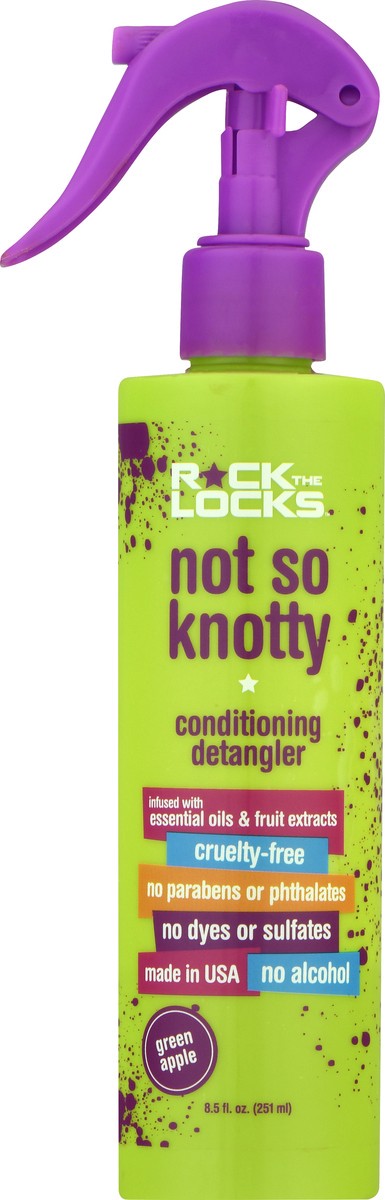 slide 8 of 11, Rock The Locks Green Apple Conditioning Detangler 8.5 fl oz, 8.5 oz