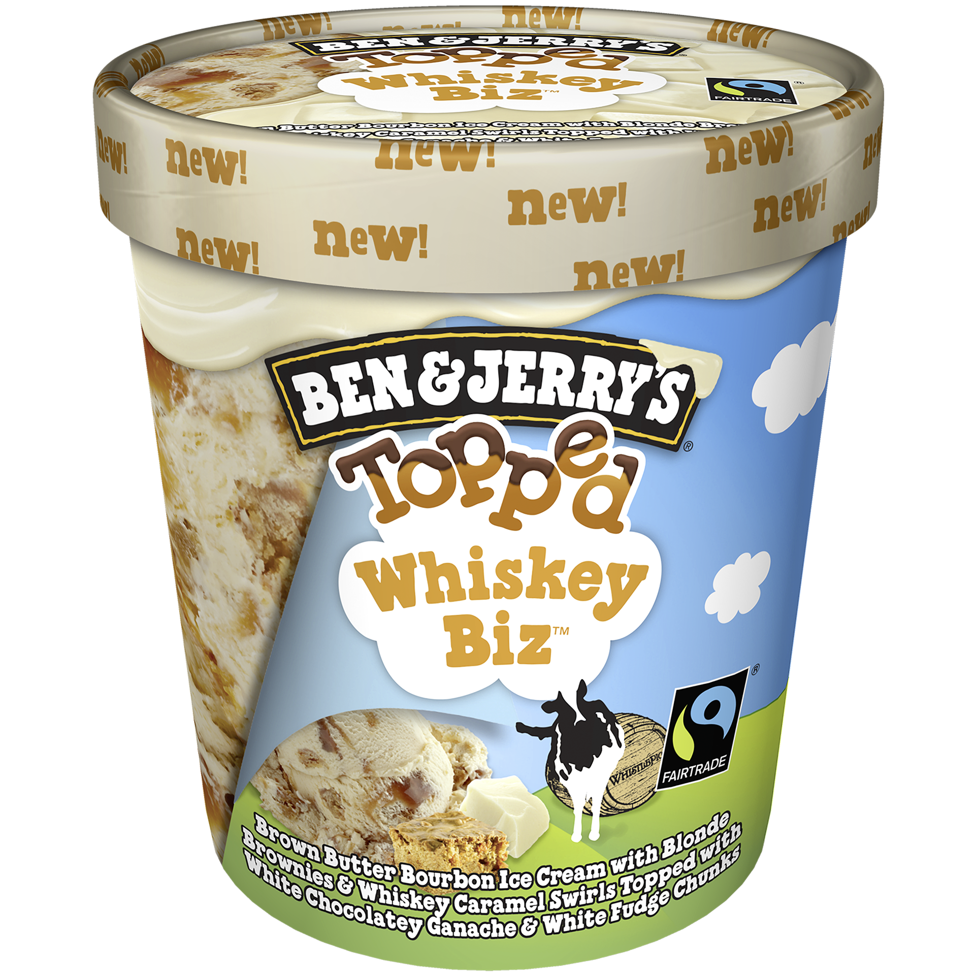 slide 3 of 4, Ben & Jerry's Ice Cream Whiskey Biz™ Topped, 15.2 oz, 15.2 oz