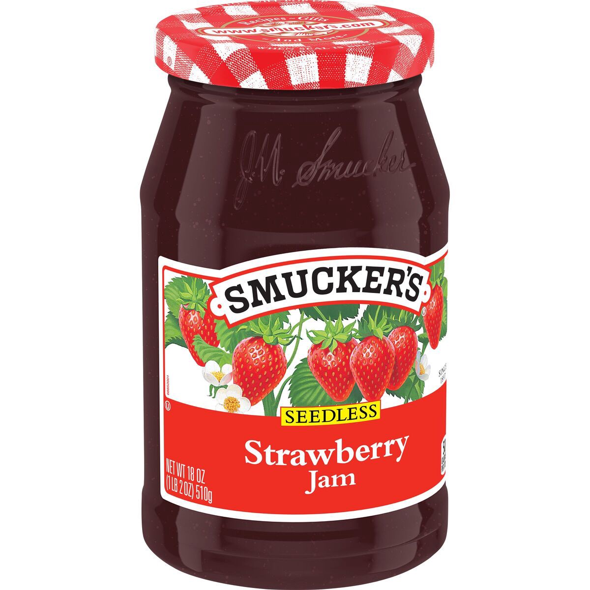 slide 2 of 8, Smucker's Seedless Strawberry Jam - 18oz, 18 oz