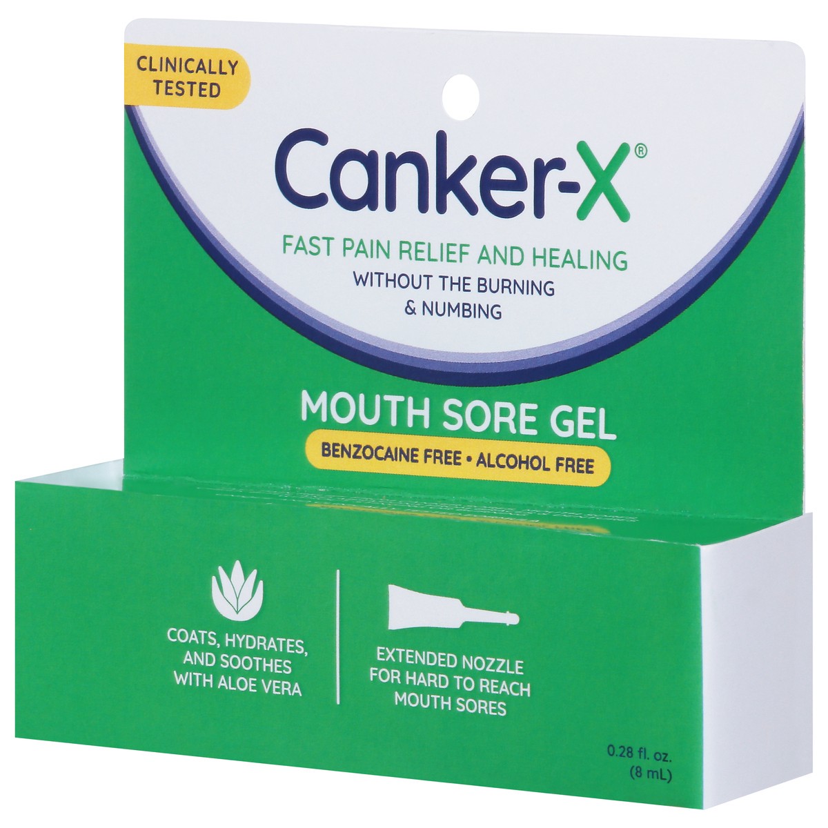 slide 5 of 9, Canker-X Mouth Sore Gel 0.28 fl oz, 0.28 fl oz