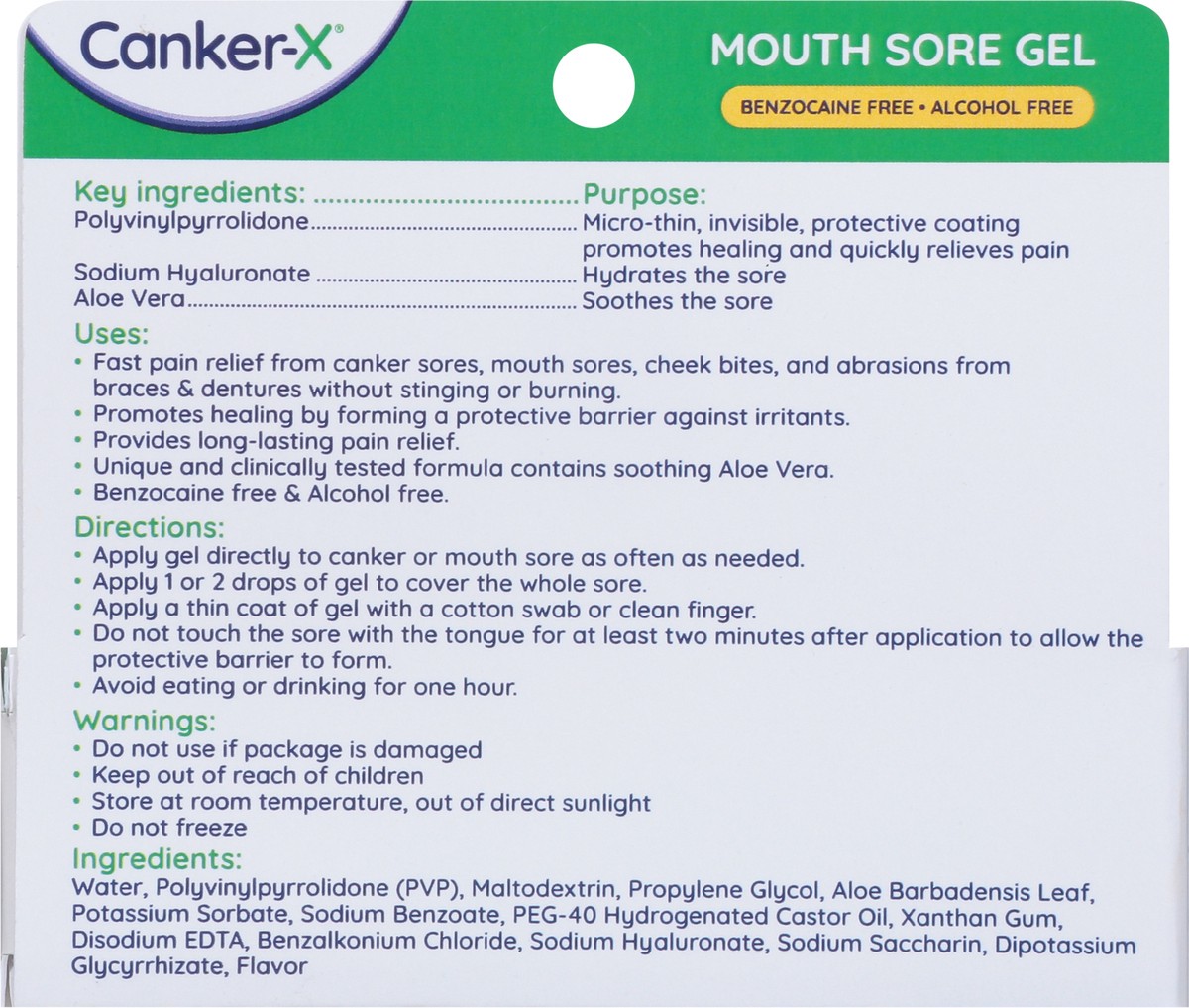 slide 7 of 9, Canker-X Mouth Sore Gel 0.28 fl oz, 0.28 fl oz