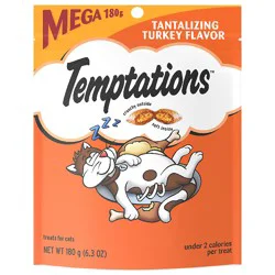 Temptations Mega Tantalizing Turkey Flavor Treats for Cats 6.3 oz