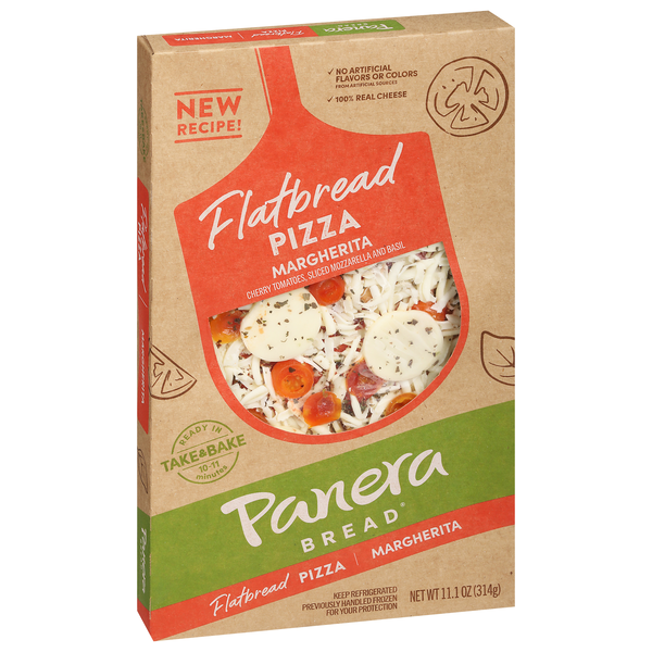 slide 1 of 1, Panera Bread Panera Margherita Flatbread Pizza, 11.1 oz