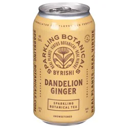 Sparkling Botanicals Unsweetened Sparkling Dandelion Ginger Botanical Tea - 12 fl oz