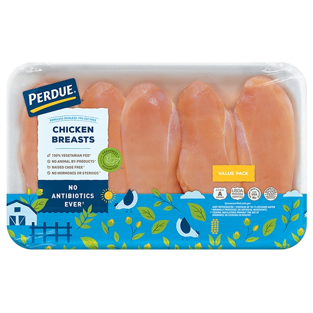 slide 1 of 1, Perdue Family Pack Boneless Chicken Breast, per lb