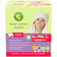 slide 1 of 1, Comforts Scented Baby Wipes Multipack, 6 pk; 100 ct