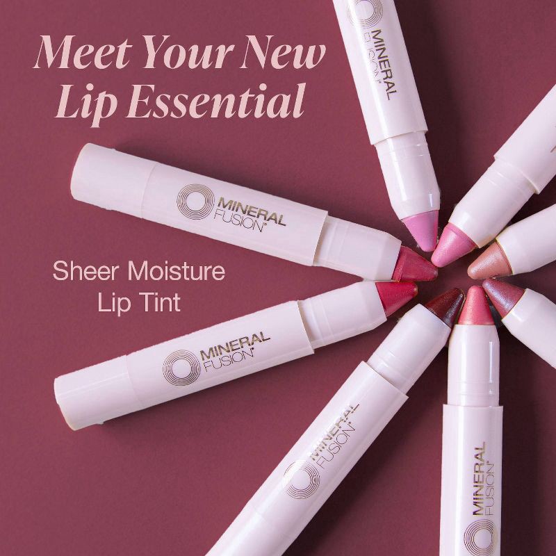 slide 6 of 6, Mineral Fusion Sheer Moisture Resilient Lip Tint 0.1 oz, 0.1 oz