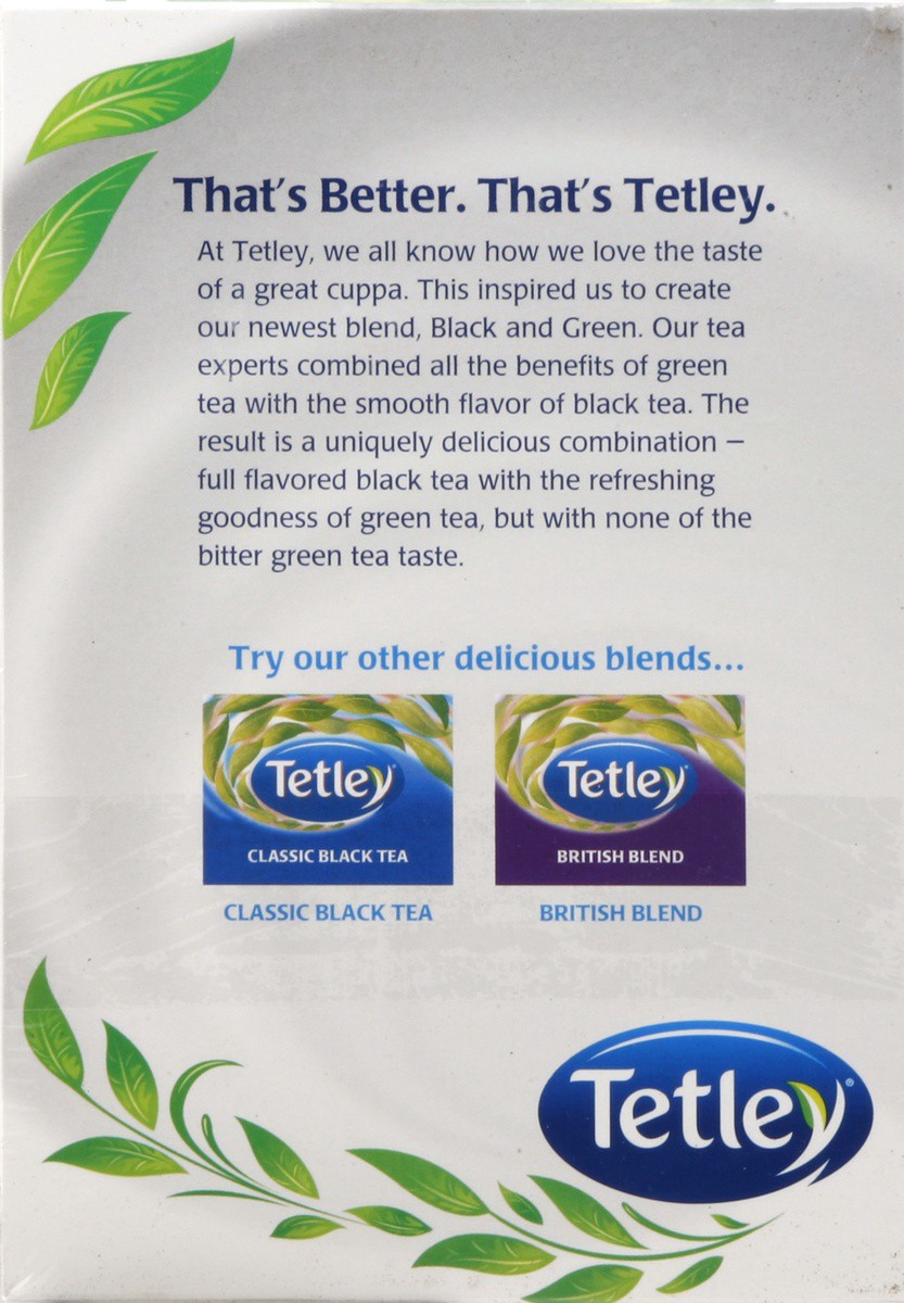 slide 2 of 5, Tetley Black & Green Tea, 72 ct