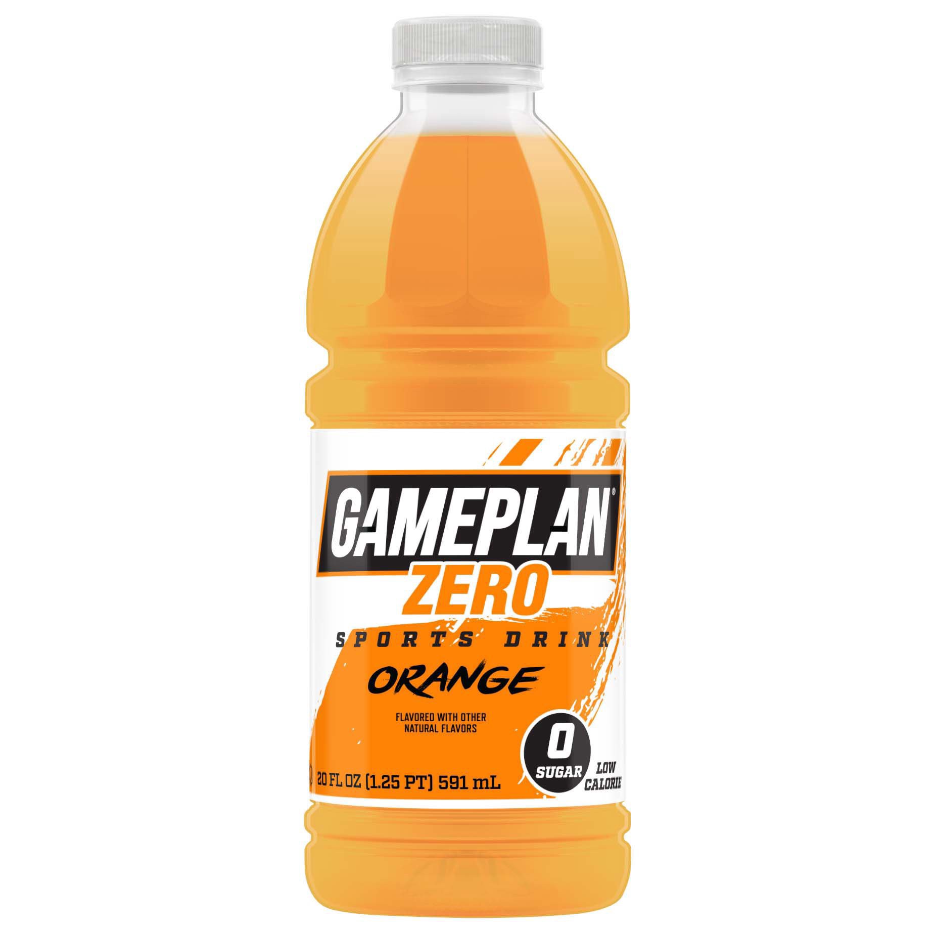 slide 1 of 1, Gameplan Zero Sports Drink - Orange, 20 oz