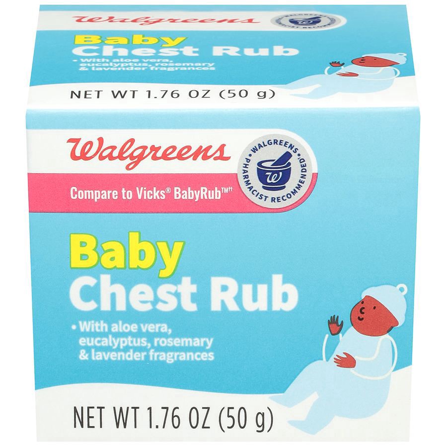 slide 1 of 4, Walgreens Baby Chest Rub Soothing Ointment, 1.76 oz
