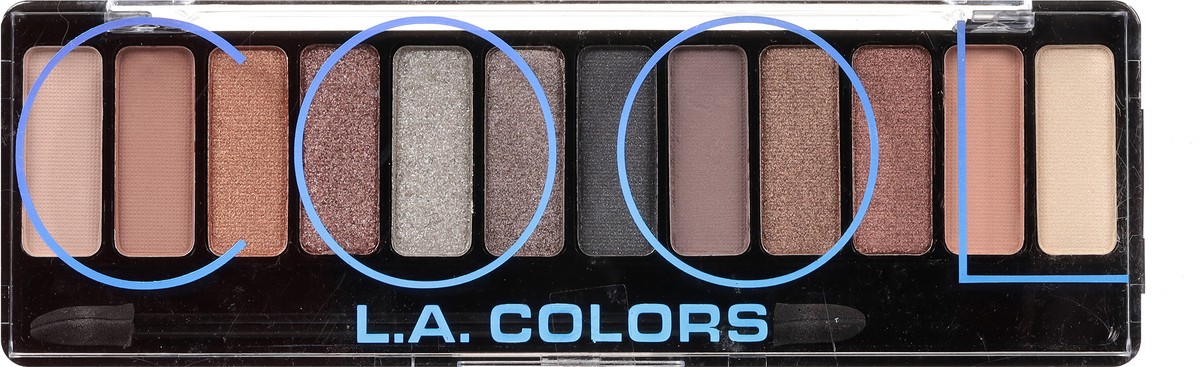 slide 8 of 10, L.A. Colors L A Colors Color Vibe L.A. Colors Color Vibe Cool Eyeshadow Pallette 1 Count, 1 ct