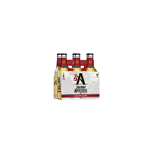 slide 1 of 4, Johnny Appleseed Hard Apple Cider Bottles, 6 ct; 12 fl oz